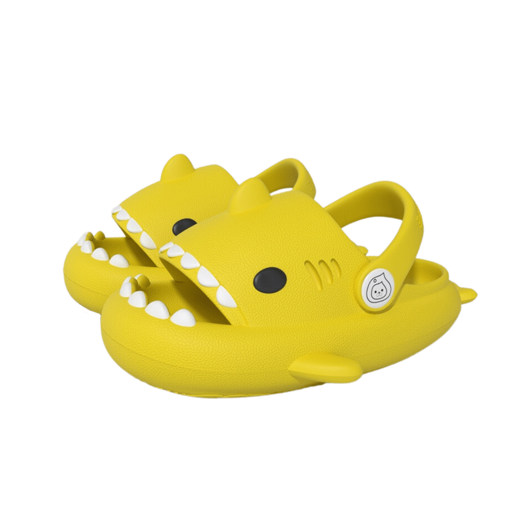 Ciabatte Squalo Bambino Gialle Sharkmo